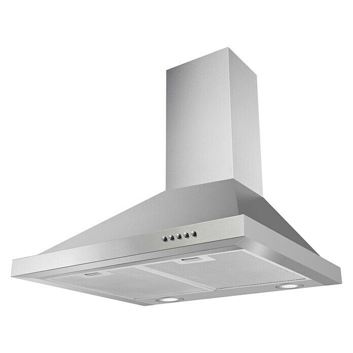 Respekta Campana de pared (Ancho: 60 cm, Potencia de aire máx.: 593 m³/h en funcionamiento normal, Acero inoxidable)