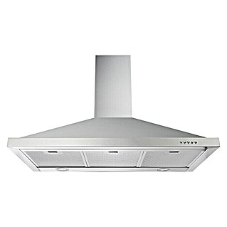 Respekta Campana de pared Medea (Ancho: 89,5 cm, Máx. Potencia del ventilador en modo extracción: 569,1 m³/h, Acero inoxidable)
