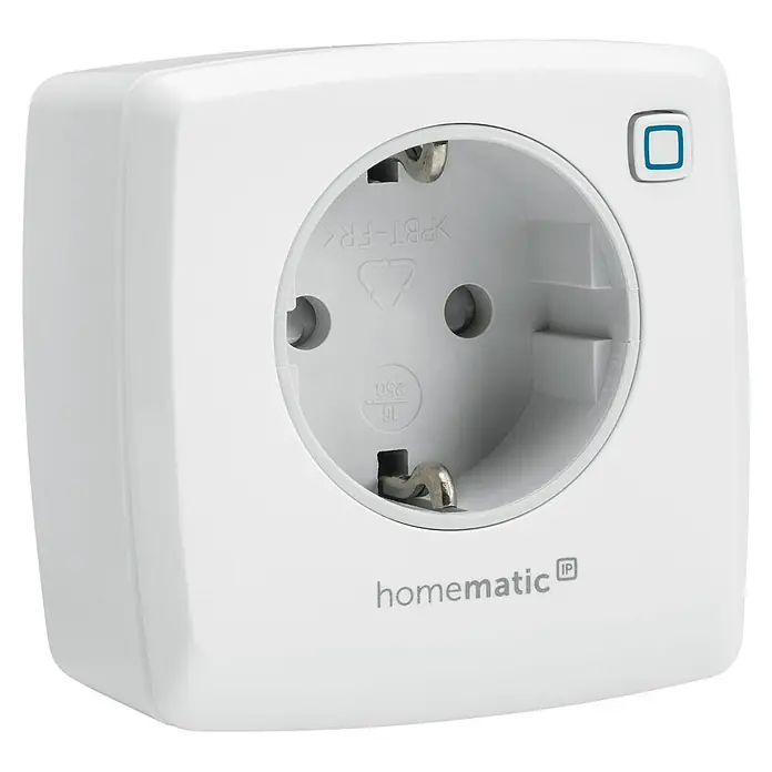 Homematic IP Smart-Steckdose HMIP-PS-2 - IP20, Weiß, 3.680 W, 13 A - Intelligente Homematic IP-Steckdose für die Heimautomation. Mit dieser Steckdose können Sie elektronische Geräte per App steuern.