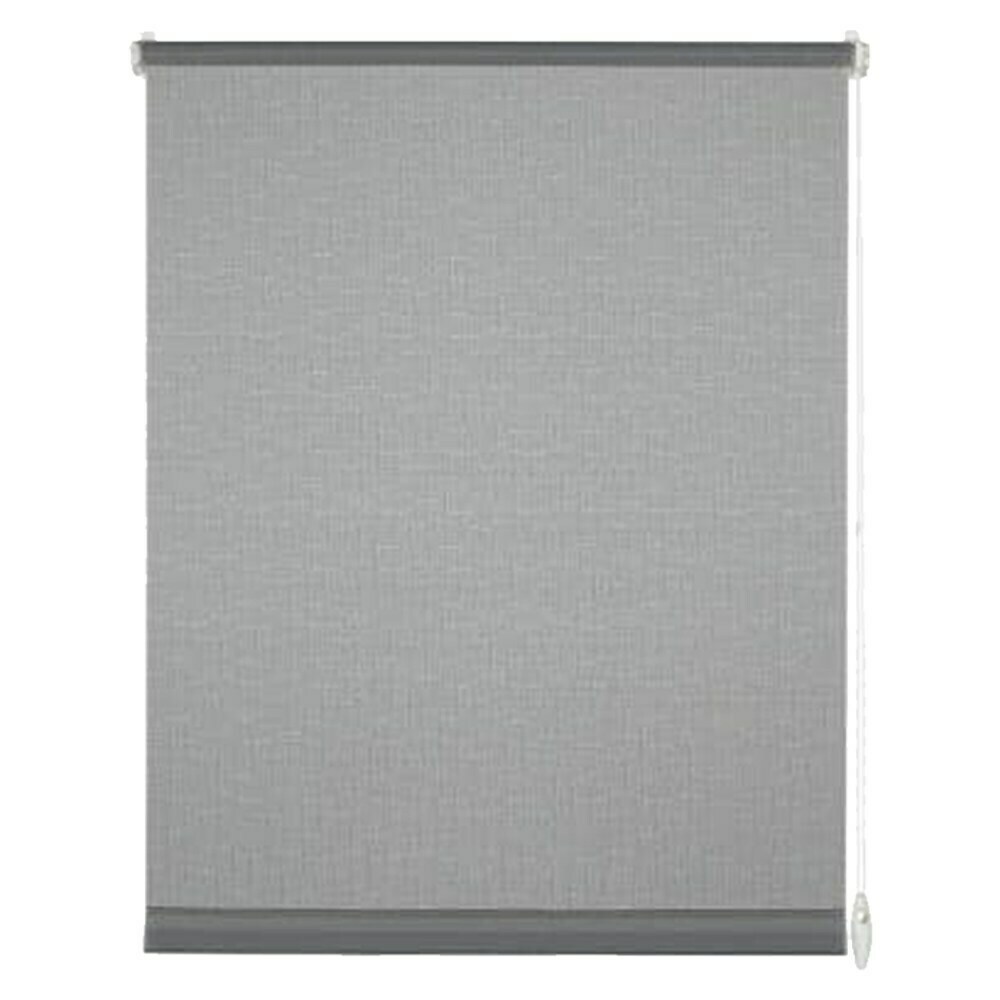 GARDINIA EASYFIX Rideaux Plissés Greta Gris 70 X 130 Cm - Stores Sans Percage, Opaques Et Élégants