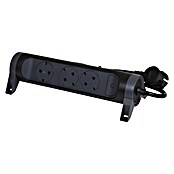 Legrand Base de enchufe múltiple Simple (x 3, Negro, Longitud del cable: 1,5 m, IP20, Con interruptor) | BAUHAUS