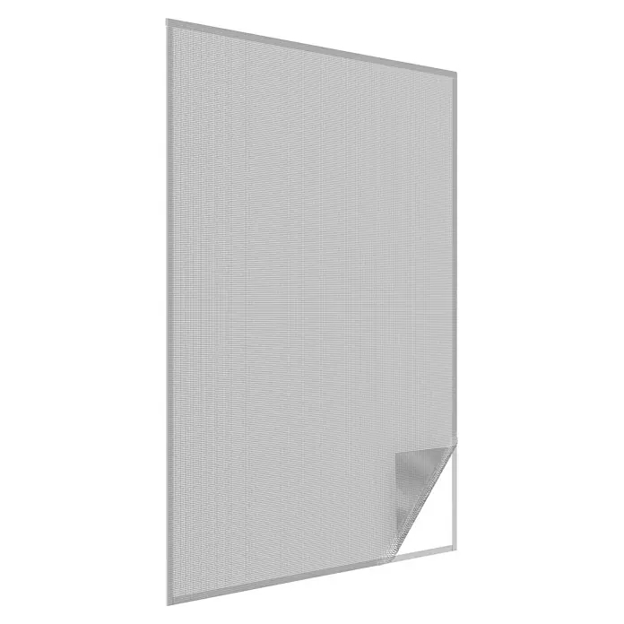 Easy Life Insektenschutzfenster - B x H: 150 x 300 cm, Farbe Netz: Anthrazit, Montage Insektengitter: Ankletten - Fliegengitter für Fenster mit stabilem Rahmen und gerolltem Eckteil für eine einfache Installation und zuverlässigen Insektenschutz.