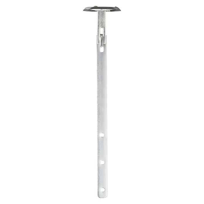 Abus Gitterrostsicherung GS10Geeignet für: Gitterrost - Halterung für Stützpfosten, ein robustes Metallprodukt zur sicheren Befestigung von Pfosten, ideal für Bauprojekte und strukturelle Unterstützung.