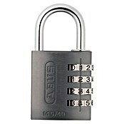 Abus Vorhängezahlenschloss Lock-Tag 145/40 (B x L: 41,5 x 17,5 mm, Aluminium, Anzahl Zahlenrollen: 4 Stk., Titanium) | BAUHAUS