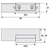 Abus Elektrischer Türöffner ET50 (DIN Anschlag: Links/Rechts) | BAUHAUS