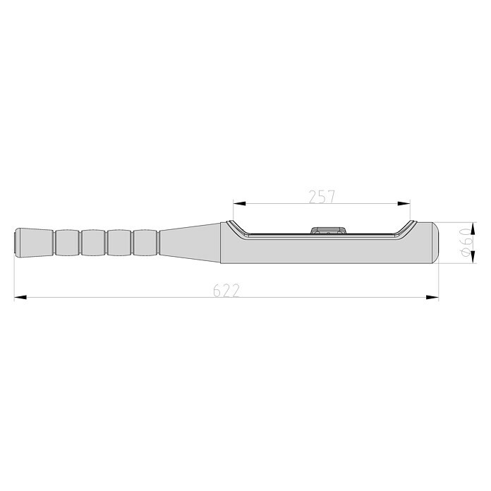 Basi Lenkradsperre KFZ 110 (Stahl, Länge: 257 mm) | BAUHAUS