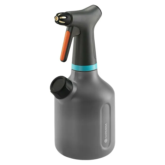 Gardena Handsprüher - 1 l - Die Gardena Drucksprühflasche 1l ist ideal für die gezielte Bewässerung von Pflanzen im Innen- und Außenbereich. Kompaktes Design für einfache Handhabung.