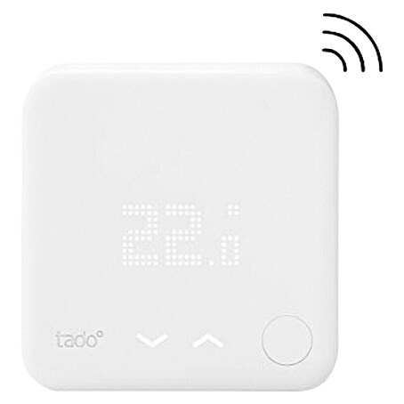 Tado Sensor de temperatura inalámbrico (1,8 x 10,4 x 10,4 cm, Blanco)