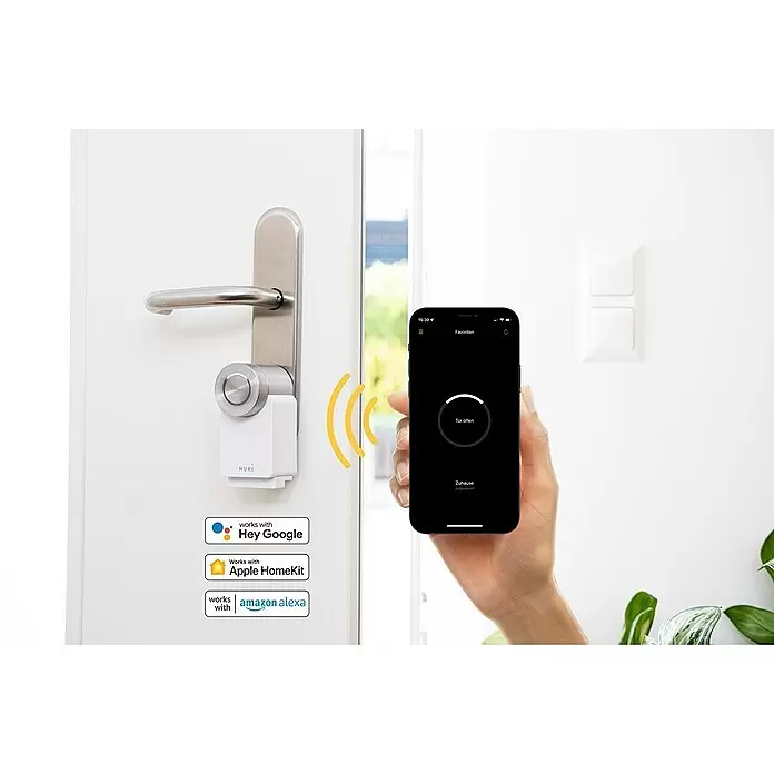Nuki Akkupack Power Pack - Passend für: Nuki Smart Lock 2.0, Nuki Smart Lock 3.0 & Nuki Smart Lock 3.0 Pro - Anwendungsbeispiel