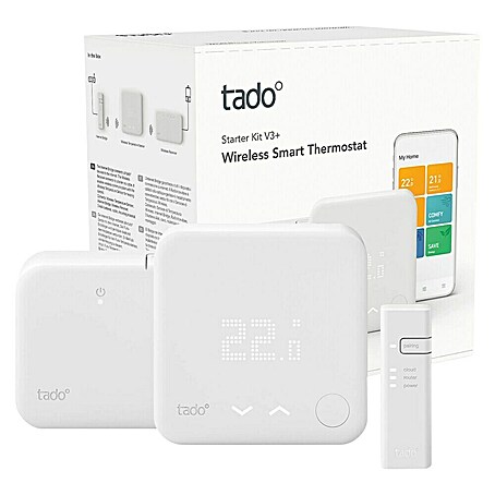 Tado Juego de termostato inteligente inalámbrico (Control inteligente: App Tado)