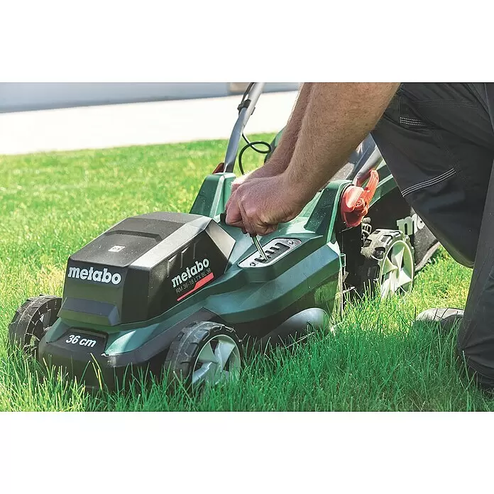 Metabo CAS 18V Akku-Rasenmäher RM 36-18 LTX BL 36 - 18 V, Ohne Akku, 5,2 Ah, Schnittbreite: 36 cm - Detailaufnahme
