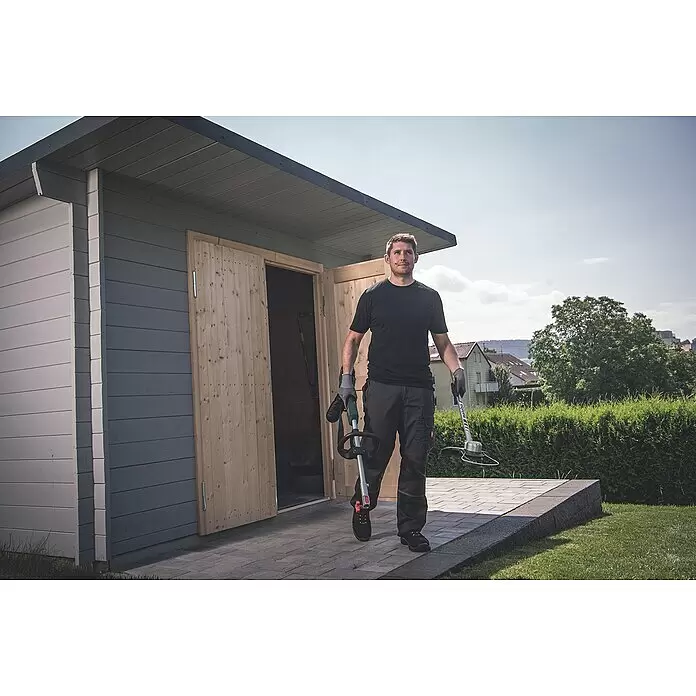 Metabo CAS 18V Akku-Rasentrimmer RTD 18 LTX BL 30 - 18 V, 2 Ah, Ohne Akku, Schnittbreite Faden: 30 cm - Anwendungsbeispiel