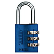 Abus Vorhängezahlenschloss Lock-Tag 145/30 (B x L: 31,5 x 15,5 mm, Aluminium, Anzahl Zahlenrollen: 3 Stk., Blau) | BAUHAUS