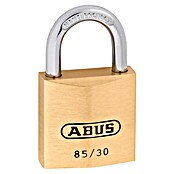 Abus Vorhängeschloss 85/30 Gleichschließend (B x H: 30 x 51 mm, Bügelstärke: 5 mm, Messing) | BAUHAUS