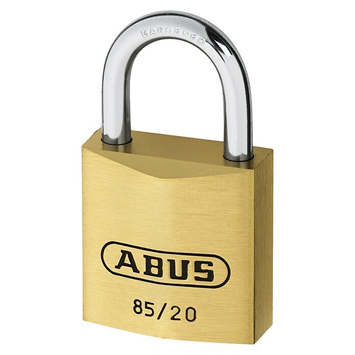 Abus Vorhängeschloss 85/20 Gleichschließend (B x H: 21 x 39 mm, Bügelstärke: 3 mm, Messing) | BAUHAUS