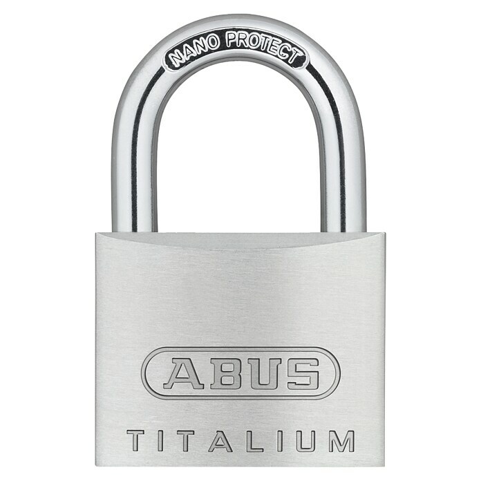 Abus Vorhängeschloss-Set Triples Gleichschließend3 Stk., Titalium-Spezialaluminium Front View