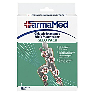 FarmaMed Parche de gel frío (1 ud., Específico para: Tratamiento de golpes y contusiones)