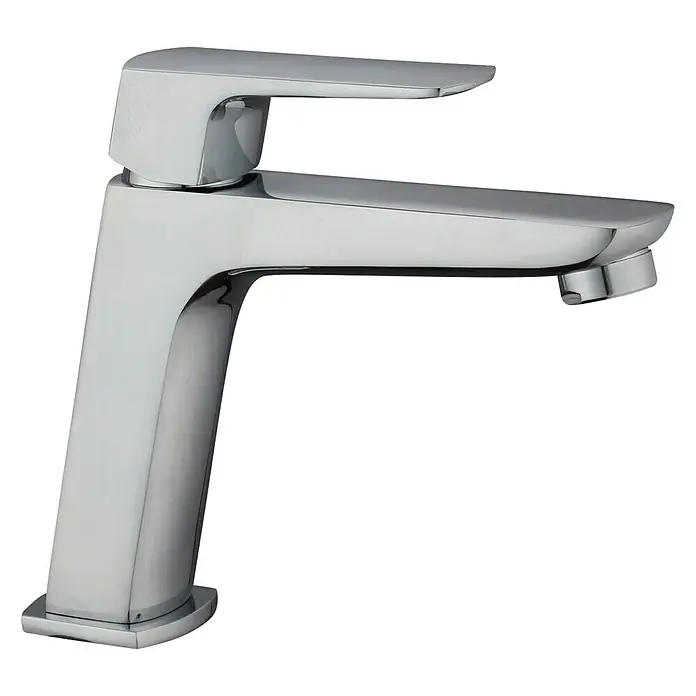 IO Marriot Grifo de lavabo - Cromo - Elegante grifo de lavabo cromado monomando con un diseño moderno. Sus líneas limpias y acabado pulido añaden un toque de elegancia.