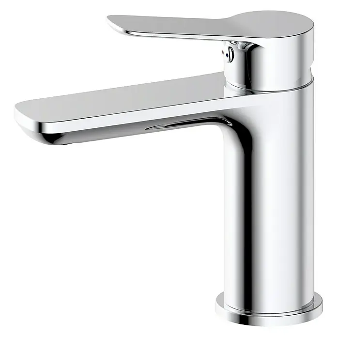 IO Rhio Grifo de lavabo - Cromo - Elegante grifo moderno con un acabado pulido, perfecto para cualquier baño. Diseño elegante con construcción duradera para uso duradero.