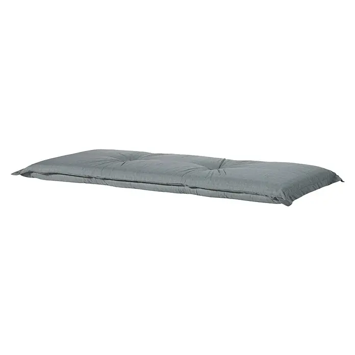 Madison Bankauflage - Grau, L x B: 150 x 48 cm - Graue Futonmatratze mit Knöpfen, ideal zum Entspannen und Schlafen. Bequeme und stilvolle Ergänzung für jedes Zuhause.