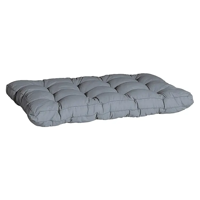 Madison Palettenkissen - Grau, 80 x 120 cm - Graue gesteppte Sitzauflage mit mehrteiligem Design, ideal für zusätzlichen Komfort und Stil in Ihrem Zuhause.