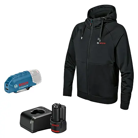 Bosch Professional  Arbeitsjacke Hoodie GHH beheizbar