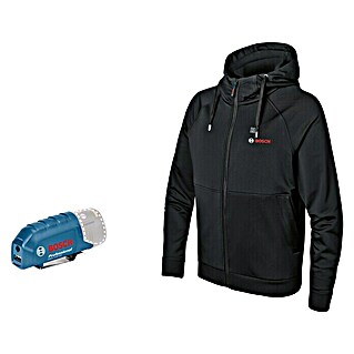 Bosch Professional Arbeitsjacke Hoodie GHH beheizbar (2 -tlg., Akkuspannung: 12 V, L)