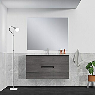 Mueble de lavabo India (L x An x Al: 39 x 100 x 54,5 cm, Ceniza)