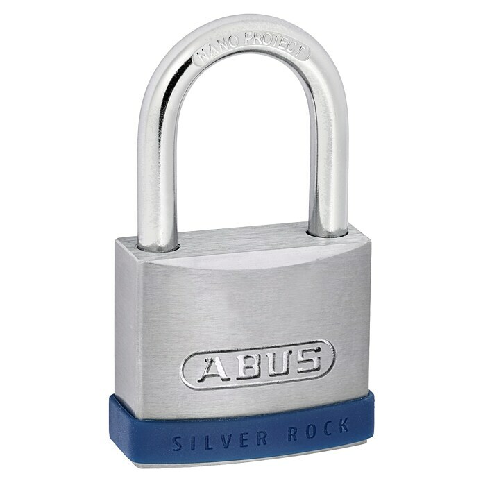 Abus Vorhängeschloss Silver Rock 5/50 Gleichschließend (B x H: 52,2 x 89 mm, Bügelstärke: 8 mm, Zink) | BAUHAUS