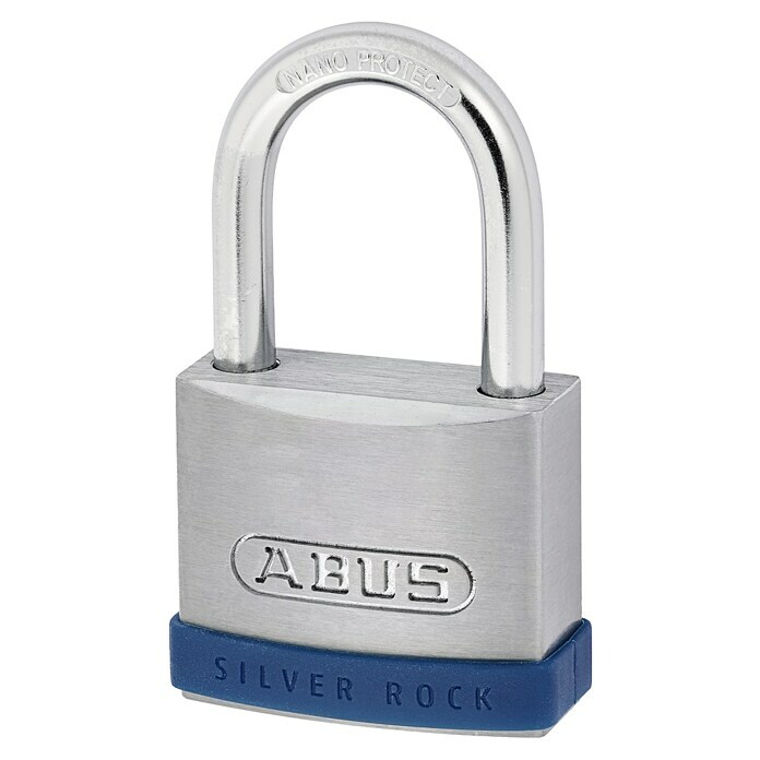 Abus Vorhängeschloss Silver Rock 5/50 Gleichschließend (B x H: 52,2 x 89 mm, Bügelstärke: 8 mm, Zink) | BAUHAUS