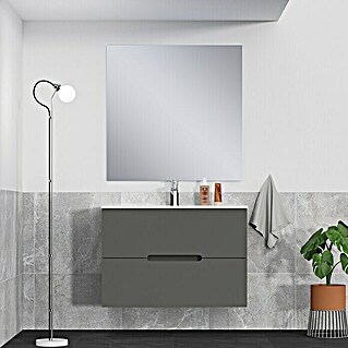 Mueble de lavabo India (L x An x Al: 39 x 80 x 54 cm, Gris seda)