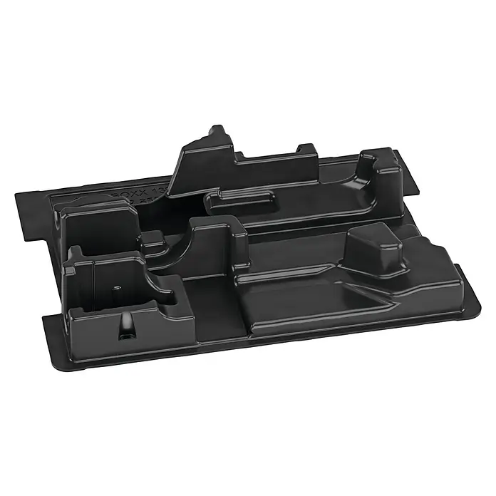 Bosch Professional Aufbewahrungseinlage für L-Boxx 136 - GBH 18V-20/18V-21, 400 x 310 x 80 mm - Schwarze, geformte Kunststoffverpackungsschale für sicheren Produktschutz und optimierte Lagerung. Langlebige Lösung für vielfältige Anwendungen.