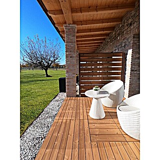 Klickfliese Smartdeck (Kiefer, 60 x 30 x 2,5 cm, Naturbraun, 1 Stk.)