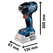 Bosch Professional AMPShare 18V Akku-Drehschlagschrauber GDR 18V-210 C (18 V, Ohne Akku, 210 Nm, Ohne Bluetooth-Modul) | BAUHAUS