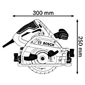 Bosch Professional Handkreissäge GKS 55+ GCE (1.350 W, Durchmesser Sägeblatt: 165 mm) | BAUHAUS