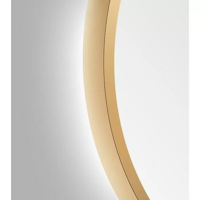 DSK Lichtspiegel Silver Barbier - Durchmesser: 80 cm, Gold, Leuchtmittel - Detailaufnahme