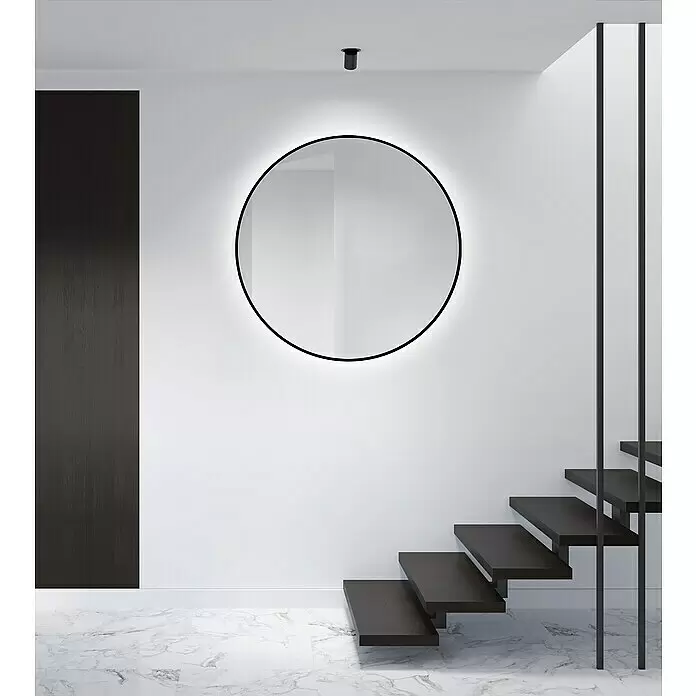 DSK Lichtspiegel Silver Globo - Durchmesser: 100 cm, Schwarz, Leuchtmittel - Stimmungsaufnahme