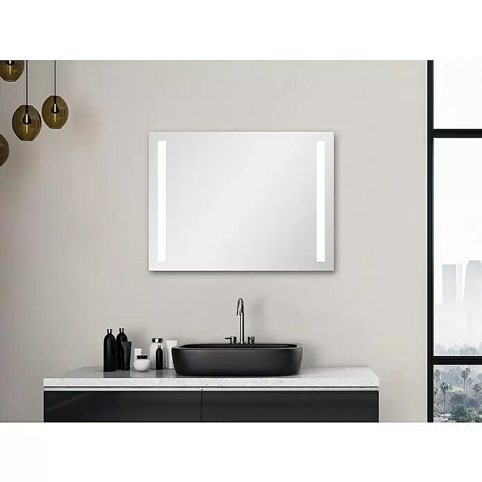 DSK Lichtspiegel Silver Dream - 80 x 60 cm - Stimmungsaufnahme