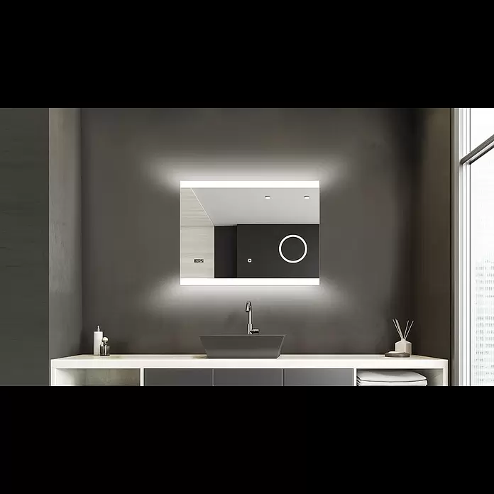 DSK Lichtspiegel Silver Shine 2.0 - 140 x 70 cm - DSK LED-Lichtspiegel Silver Shine 2.0