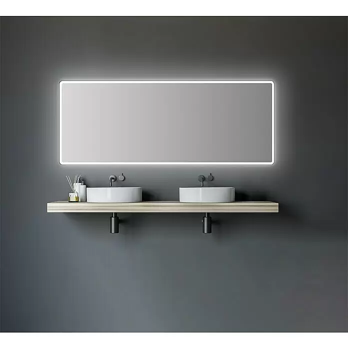 DSK Lichtspiegel Silver Luna - 180 x 70 cm - Stimmungsaufnahme