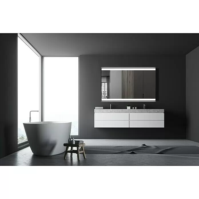DSK Lichtspiegel Black Star - 120 x 70 cm - Stimmungsaufnahme