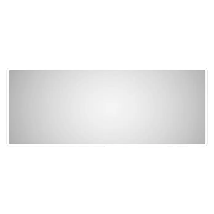 DSK Lichtspiegel Silver Luna - 180 x 70 cm - Rechteckiger LED-Spiegel mit schlankem Rahmen, ideal für moderne Badezimmer. Bietet helles, gleichmäßiges Licht für die tägliche Routine.