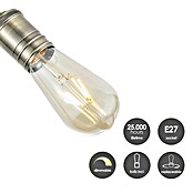 Home Sweet Home LED-Deckenleuchte Spy (6 W, L x B x H: 30 x 9,5 x 20,5 cm, Gold, Warmweiß, 2 Stk.) | BAUHAUS