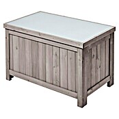 Butenkist Gartenbox Henriette (L x B x H: 75 x 45 x 45 cm, Holz, Warm Grey) | BAUHAUS