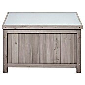 Butenkist Gartenbox Henriette (L x B x H: 75 x 45 x 45 cm, Holz, Warm Grey) | BAUHAUS