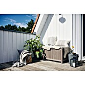 Butenkist Gartenbox Henriette (L x B x H: 75 x 45 x 45 cm, Holz, Warm Grey) | BAUHAUS