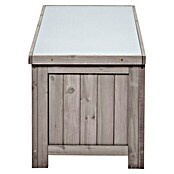 Butenkist Gartenbox Henriette (L x B x H: 75 x 45 x 45 cm, Holz, Warm Grey) | BAUHAUS