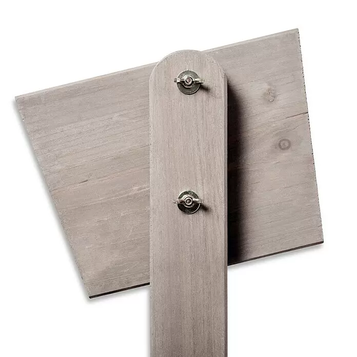 Butenkist Hochbeet Freyja - 76 x 43 x 120 cm, Holz, Warm Grey - Detailaufnahme