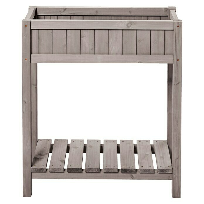 Butenkist Hochbeet Dete (75 x 28 x 85 cm, Holz, Warm Grey) | BAUHAUS