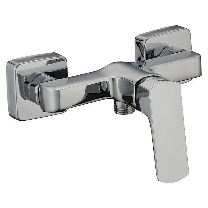 IO Marriot Grifo monomando de ducha - Cromo - Grifo cromado brillante con un diseño moderno. Perfecto para baños y cocinas. El grifo ofrece una solución duradera y elegante.
